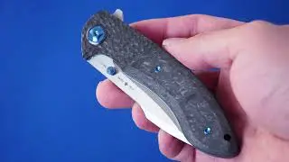 Нож Eric Ochs Orca Titanium Blue accent