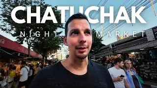 Abends am größten Markt in Thailand: Chatuchak Weekend Market