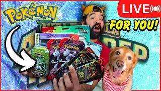 LIVE🔴 Opening ALL The NEW Pokemon Cards I Could Find... FOR YOU!