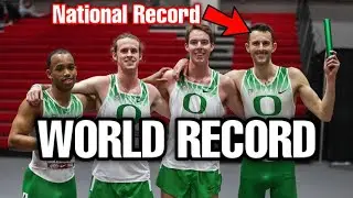 THE RECORD BREAKING OREGON TRACK AND FIELD TEAM - NCAA RECORD