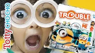 Best Way to Play Minions Trouble Board Game !MINIONS MODE! ✳ TottyChoCho