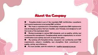 ISO Certification Consultants and Their Impact on Quality, Safety, and Efficiency