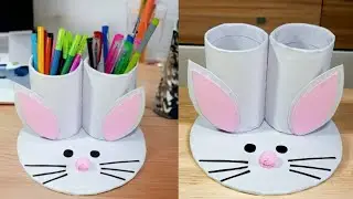 How to make Paper Pen stand ll Unique Craft ideas ll DIY Craft