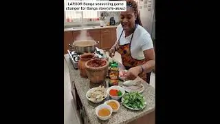 LARSOR Banga seasoning,game changer for Banga stew(ofe-akwu) #aishorts #duet #tiger #larsor