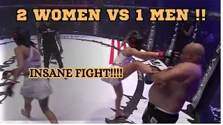 Epic MMA Fight: 2 Women vs 1 Man &ndash; Intense Battle!