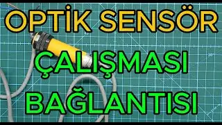 OPTİK SENSÖR ÇALIŞMASI VE BAĞLANTISI #elektrik #otomasyon #elektronik #electronic 