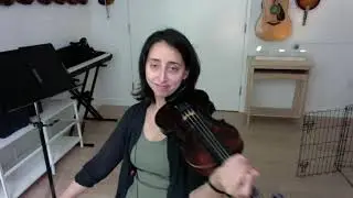Ashokan Farewell, advanced, with backing track