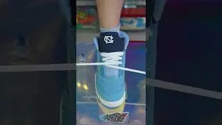 Air Jordan 5 Retro 'NCAA Pack - UNC' Lace Tutorial #sneakers #snkrs #jordan5 #shoes #sneakerhead
