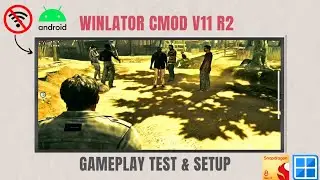 Winlator Cmod v11R2 - Resident Evil 5 | Android Gameplay Test | Pc Emulator | Snapdragon 8gen2