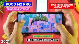 Poco M2 Pro Pubg Test Smooth+Extreme Settings 60fps After All Update 2021 | poco m2 pro pubg test