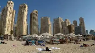 Dubai Marine Beach children's water park