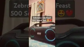 Best Bluetooth Speaker in 2024 under ₹3000 | Zebronics Zeb Feast 500 Sound Test | Monta Re Song |