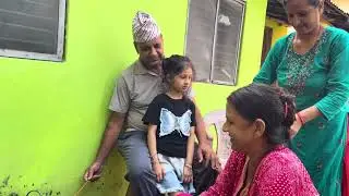 Maiya didi ko ghar ma roti banaudai Hami 
