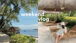 raw vlog 🏖 weekend at Pearl Farm with my best friends, catching up, chasing sunsets 🌅