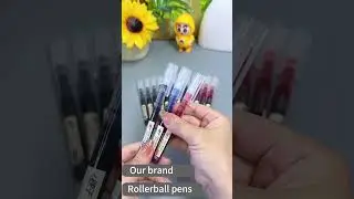 Colorful Rollerball Pens:Colored Liquid Ink | Smooth Writing | Quick-drying