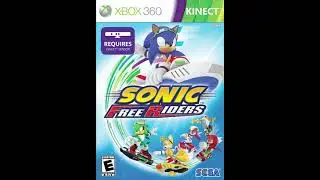 Sonic Free Riders (Xbox 360 Kinect) - Main Menu (12 minutes extended)