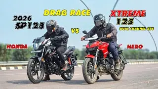 Hero Xtreme 125R Dual-Channel ABS vs 2026 Honda SP125 🔥 Drag Race | Who&rsquo;s the Boss of 125cc?