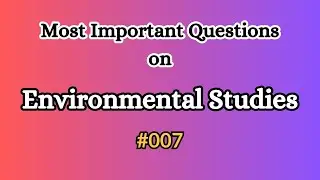 EVS important MCQs for TET exams - 007 | Top Environmental Studies MCQs |  &lrm;@QuickPrepGuide