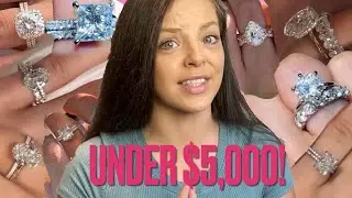 10 Moissanite Wedding Sets UNDER $5000! With links to purchase!