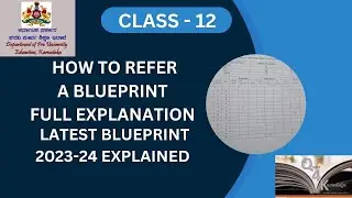 SECOND PUC HINDI BLUEPRINT 2024-2025