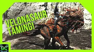 Taming ARKs LIVING TURRET! Velonasaur Taming! Ep:19 (ARK Fj&ouml;rdur)