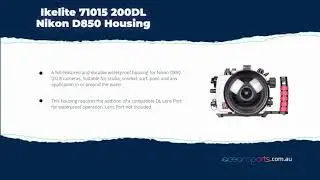 Ikelite 71015 200DL Nikon D850 Housing