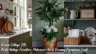 Green Cottage DIYs Rustic Vintage Furniture Makeovers for a Dreamy Farmhouse Look!