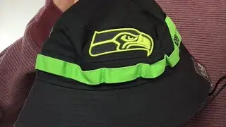 Seahawks 'ADVENTURE' Black Bucket Hat by New Era