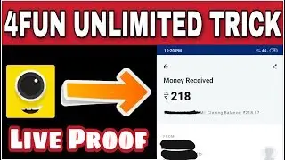 4Fun App Earn Unlimited Paytm Cash 2019 !! Paytm Cash Earning App !! Earn Free Paytm Cash !!