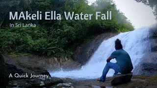Makeliella Waterfall in Sri lanka.