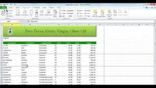 Repeating row and column titles in Excel