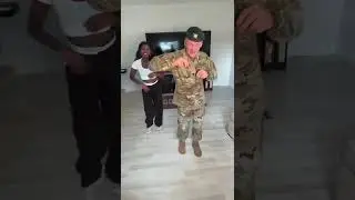 Dancing in Uniform | Bailando en Uniforme #ViralDance #LatinDance #fyp #ShawnBrower #ExMilitary