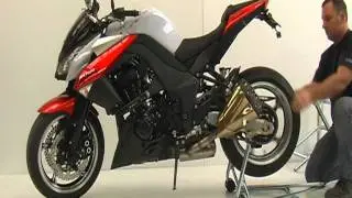 Montagest&auml;nder Heck/Hinten an einer Kawasaki Z1000  von Kern-Stabi-Motorradtechnik