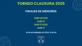 CESTOBALL.  FINALES DE LA CATEGOR&Iacute;A Sub 14 flex. TORNEO CLAUSURA 2025.