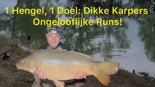 1 Hengel, 1 Doel : Dikke Karpers - Ongelofelijke Runs - Public Carp Fishing 