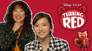 Sandra Oh and Rosalie Chiang on Pixar's latest movie Turning Red