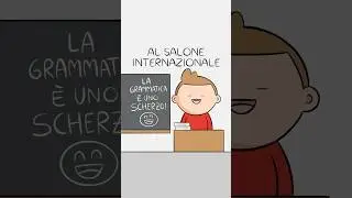 Quanto pu&ograve; far ridere la grammatica? Tantissimo, e lo scopriremo insieme a PERA TOONS! #shorts