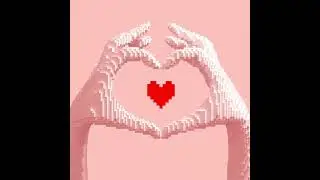 Valentine's Day Pixel Edit #youtubeshort #lovemonth #february