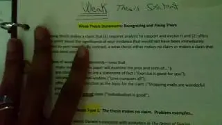 English Writing _ENG96_M2_5 Weak Thesis Statements