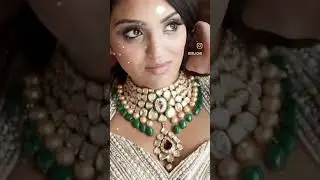 Jadau jewellery #polki #jewelry #studded #gold
