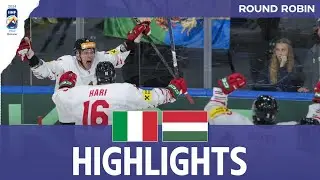Highlights | Italy vs. Hungary | 2024 #MensWorlds Division 1A