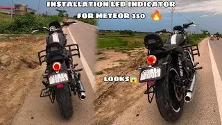 NEW MODIFICATION IN MY METEOR 350 2025 | KTM INDICATOR INSTALLATION🔥 | DJS VLOG SILCHAR | VLOG 124 |