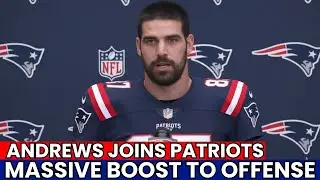 MARK ANDREWS announced by the Patriots &mdash; IMMEDIATE impact on the offense | Patriots News