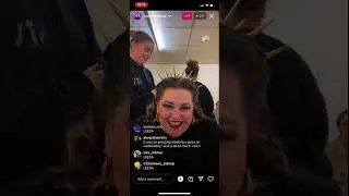 12.11.22 - Chloë Hart Instagram Live on SixTheMusical Account