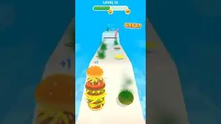 burger rush level 12 #Shorts #gameplay #burger rush