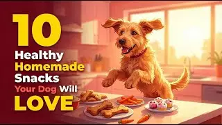 10 Healthy Snacks for Dogs Homemade | Easy Dog Treat Recipe