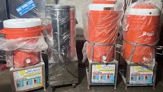 40 liter Satel water cooler underground, copper pipe steel frame, copper winding Compreser ￼