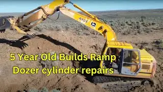 DIY Road Building Part 4: The Ramp and Dozer Cylinder Repairs