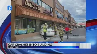 Car vs. building crash under investigation in Rapid City