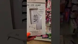 New LED Nail Lamp/ Nail Gel Strips At Dollar Tree #dollartree #nails #shopping